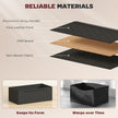3-drawer fabric chest of drawers – image 5