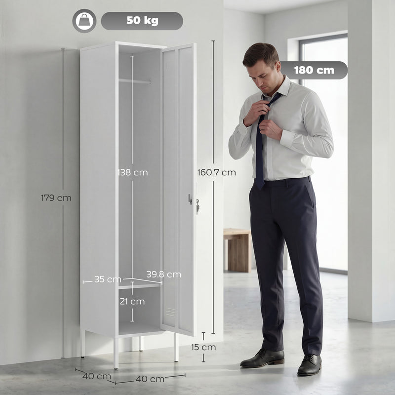 Lockable metal locker – image 3