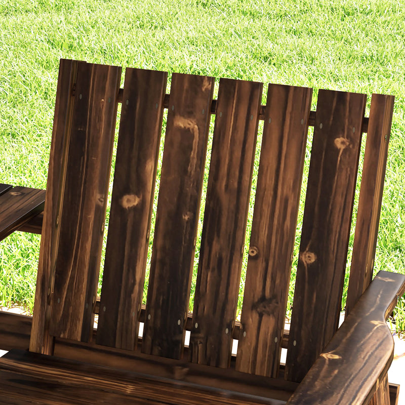 Garden loveseat with table – image 9