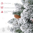 Close-up of pine needles, berries and decorative details