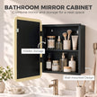 Natural wood mirror cabinet – image 4
