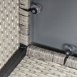 Light grey square rattan coffee table – image 9