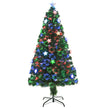 5ft fibre optic Christmas tree with star lights – image 10
